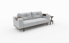Aangan Sofa | Modern Upholstered Living Room Sofa with Solid Wood Frame